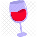 Wein trinken  Symbol