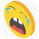 Weinender Emoji  Symbol