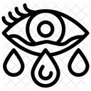Weinendes Auge  Symbol