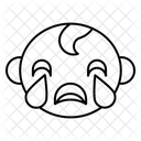 Schreiendes Baby Symbol