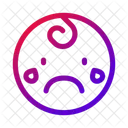 Weinendes Baby Kleinkind Verargert Symbol