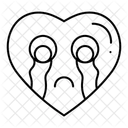 Schreien Herz  Symbol