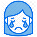 Weinendes Mädchen  Symbol