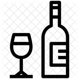 Weinflasche  Symbol