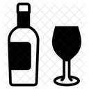 Weinflasche  Symbol