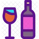 Glas Wein Symbol