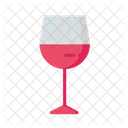 Glas Wein Alkohol Symbol