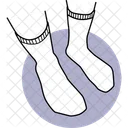 Weiße Socken  Symbol