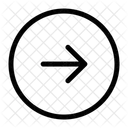 Weiter Rechts Vorwarts Symbol