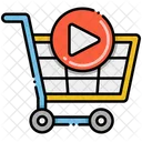 Weiter Einkaufen Online Shopping Einkaufen Symbol