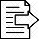 Datei weiterleiten  Symbol