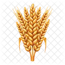 Weizen Essen Indisch Symbol