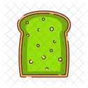 Weizenbrot Matcha-Marmelade  Symbol