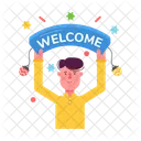 Welcome Welcome Party Welcome Banner Icon