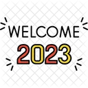 New Year 2023 Welcome 2023 2023 Icon