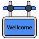 Roadboard Signboard Welcome Board Icon