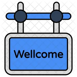 Welcome Board  Icon