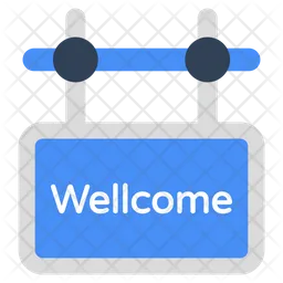 Welcome Board  Icon