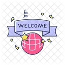 Welcome party  Icon