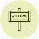 Welcomesign Greeting Entrance Icon