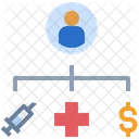 Welfare Compensation Medical Treatment Icon