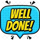 Well Done Speech Bouble Chat Bouble Icon
