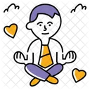웰빙 웰니스 건강 아이콘