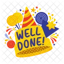 Well Done Celebration Praise Icon