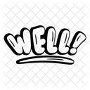 Catchword Typography Well Icon