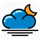 Wetter Welle Mond Symbol