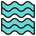 Welle Wasser Katastrophe Symbol