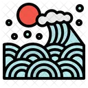 Welle Meer Japan Symbol