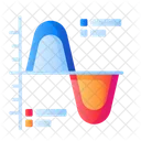 Wellendiagramme Graphen Diagramm Symbol