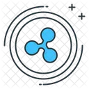 Ripple Altcoin Kryptowahrung Symbol