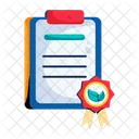 Wellness Certificate  Icon
