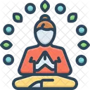 Wellness Spirituality Yoga Icon