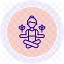 Wellness Retreat Relaxation Icon