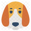 Welpe Hund Beagle Symbol