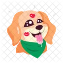 Kawaii Emoticons Hundehaustiere Hundecartoons Icon