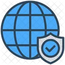 Cyber Kriminalitat Welt Icon