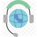 Welt-Callcenter  Symbol