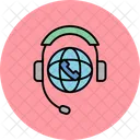 Welt-Callcenter  Symbol