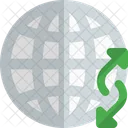 Weltdatentransfer drei  Icon