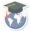 Weltbildung Klassenzimmer Internationales Klassenzimmer Symbol