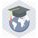 Weltbildung Klassenzimmer Internationales Klassenzimmer Symbol