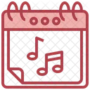 Weltmusiktag Tag Der Musik Kalender Symbol