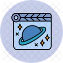 Weltraumfilm  Symbol