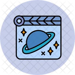 Weltraumfilm  Symbol