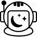 Weltraumhelm Komma Weltraumhelm Helm Symbol