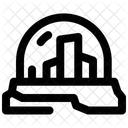 Raum Kuppel Zuhause Icon